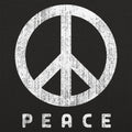 Peace Sign Vintage Distressed Peace Symbol