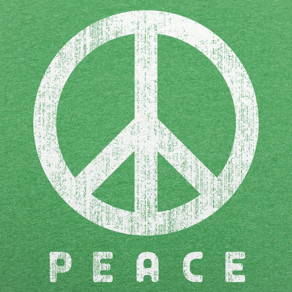 Peace Sign Vintage Distressed Peace Symbol