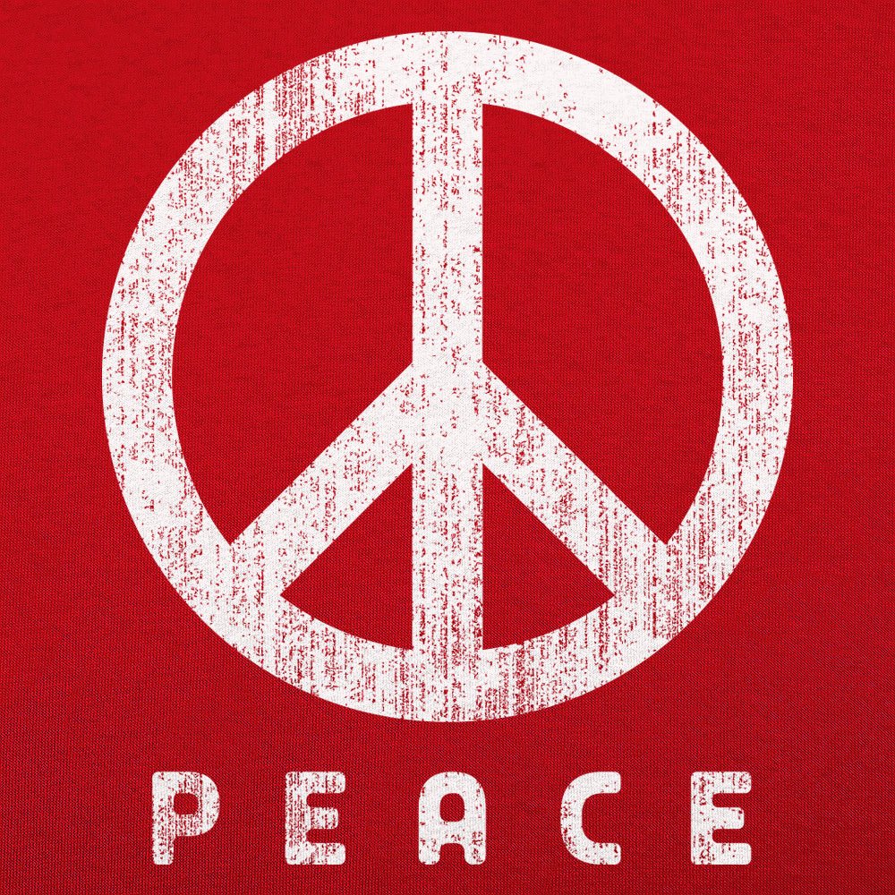 Peace Sign Vintage Distressed Peace Symbol