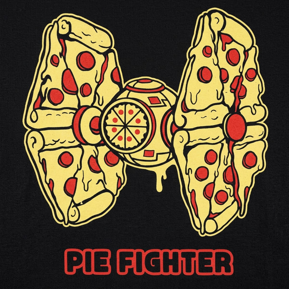 Pie Fighter Pizza Space Fighter Ship