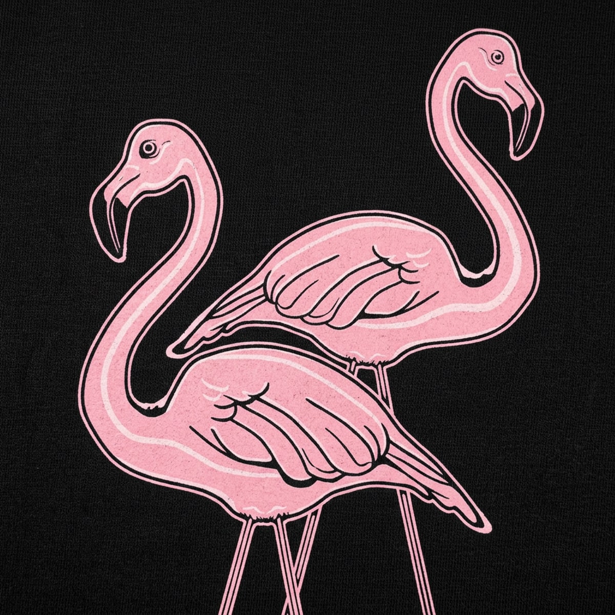 Pink Flamingos Plastic Lawn Ornaments