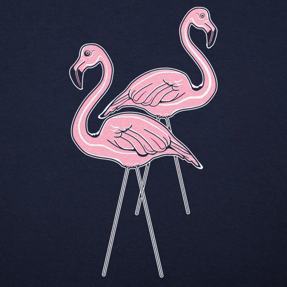 Pink Flamingos Plastic Lawn Ornaments