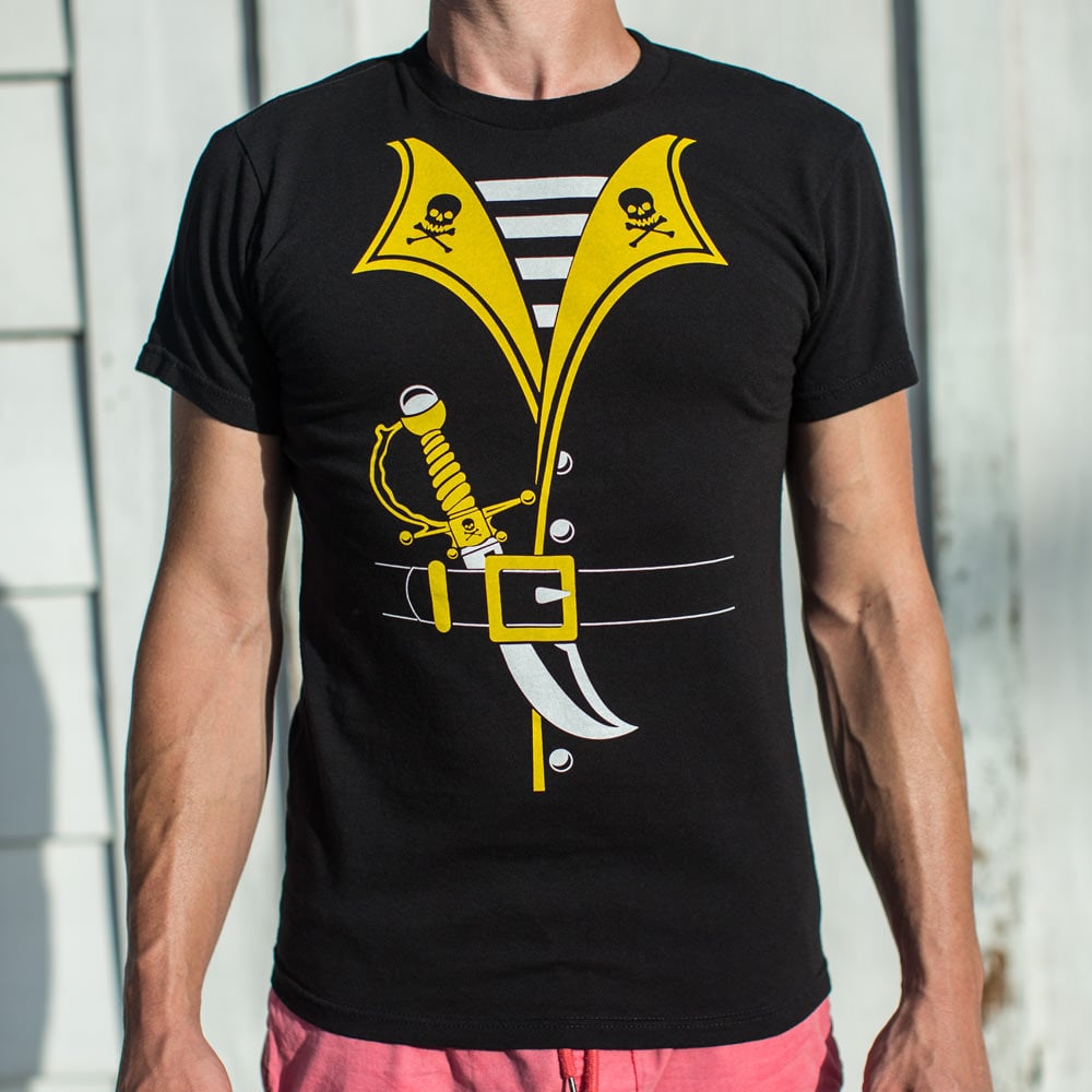 Pirate Costume with Sword and Skull Collar