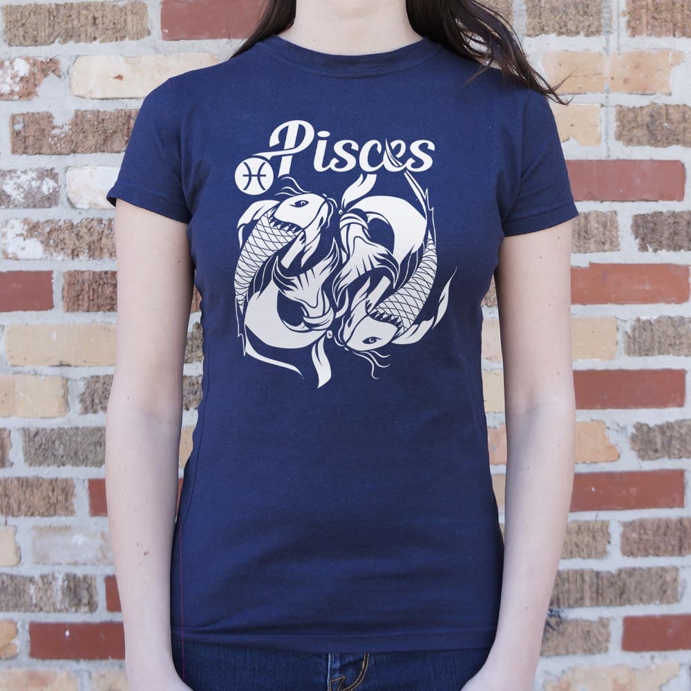 Pisces Zodiac Twin Koi Fish Symbol