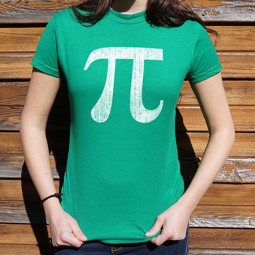 Pi Symbol Distressed Math Design