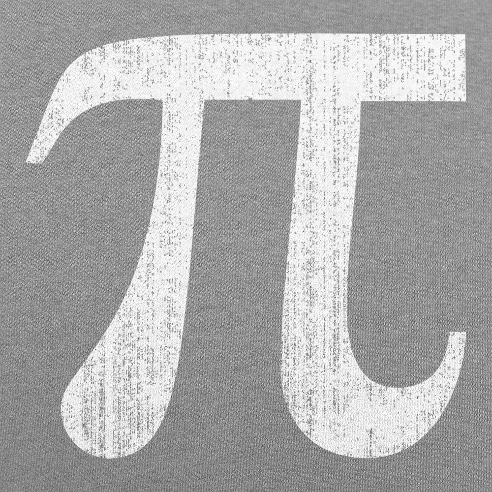 Pi Symbol Distressed Math Design