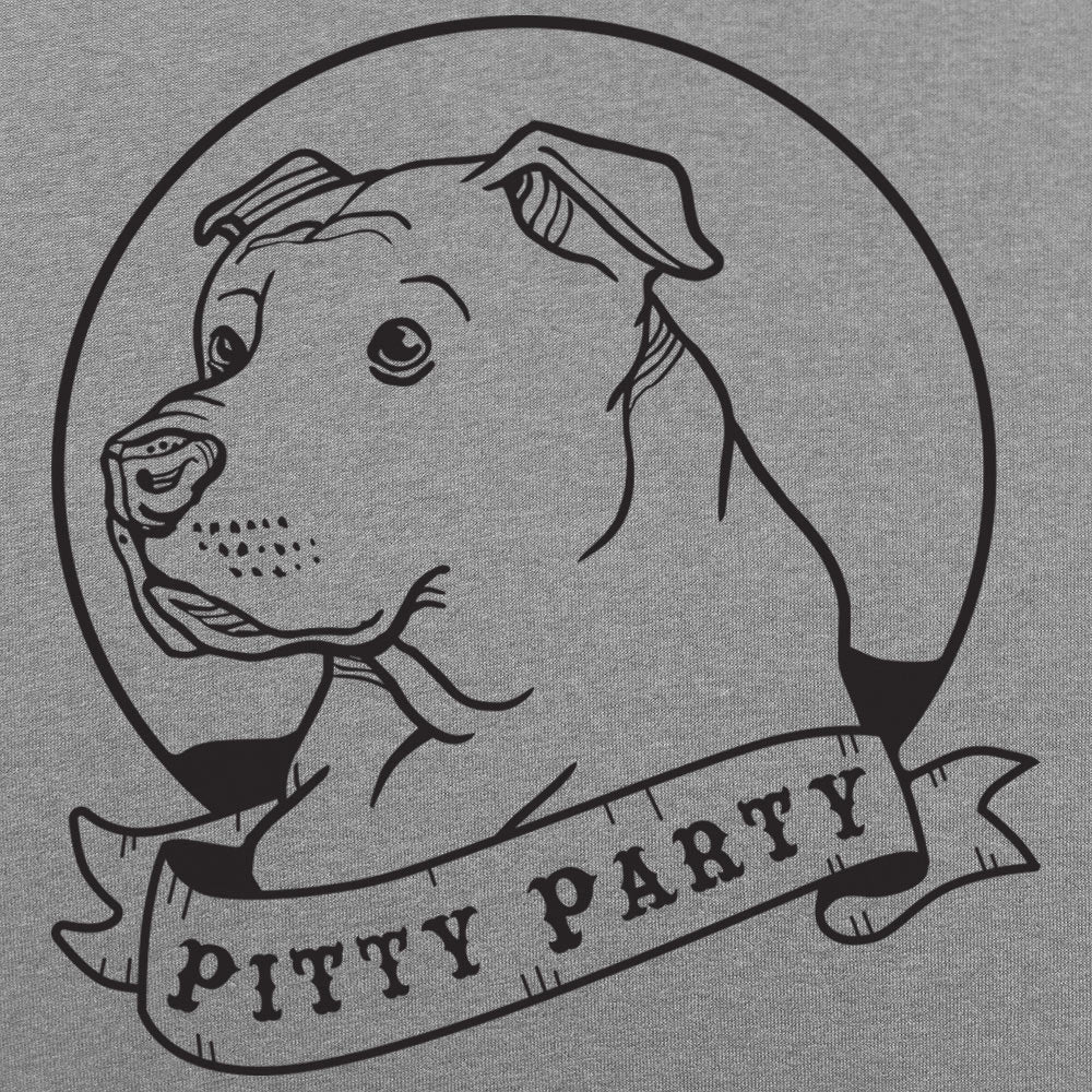 Pitty Party Pit Bull Dog Portrait