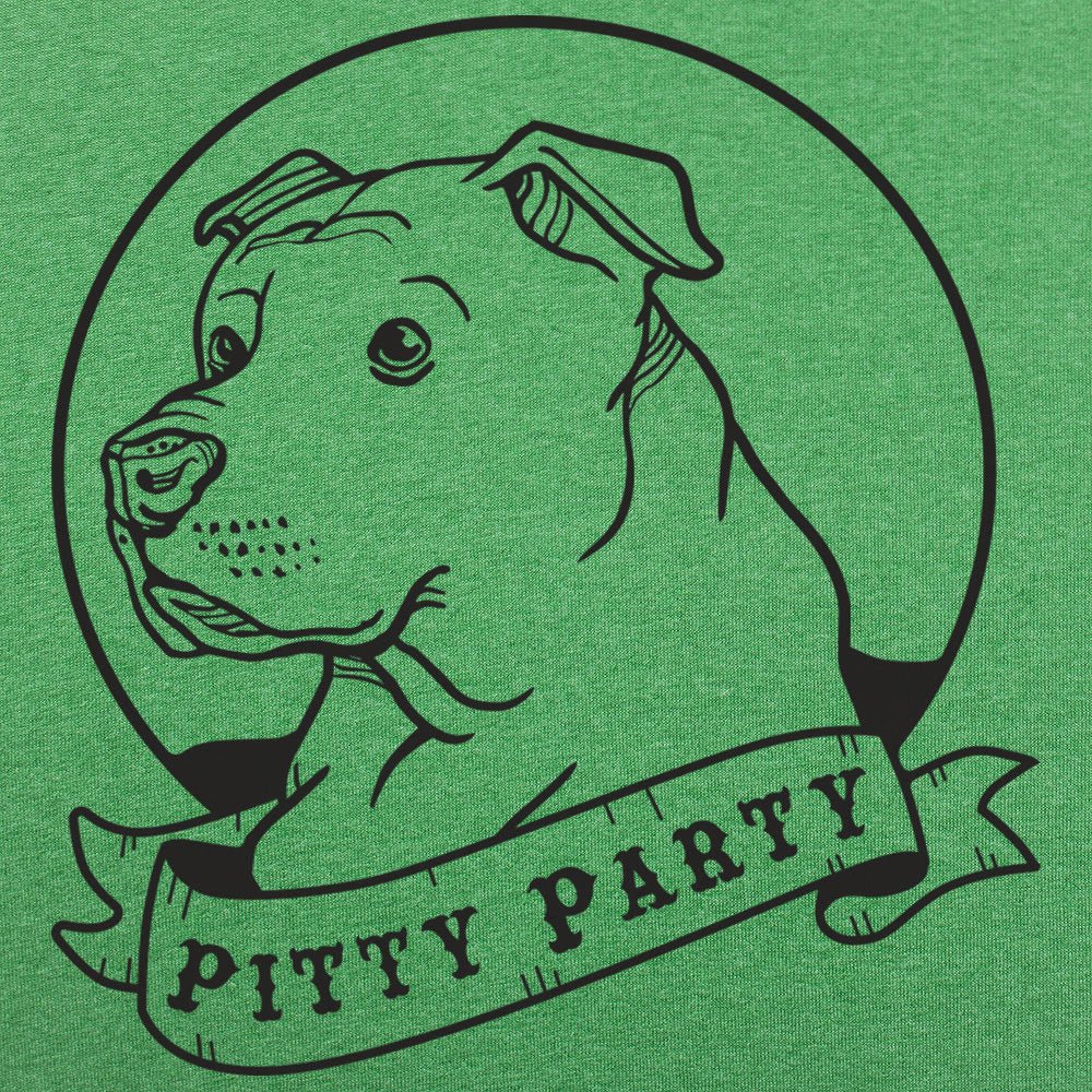 Pitty Party Pit Bull Dog Portrait