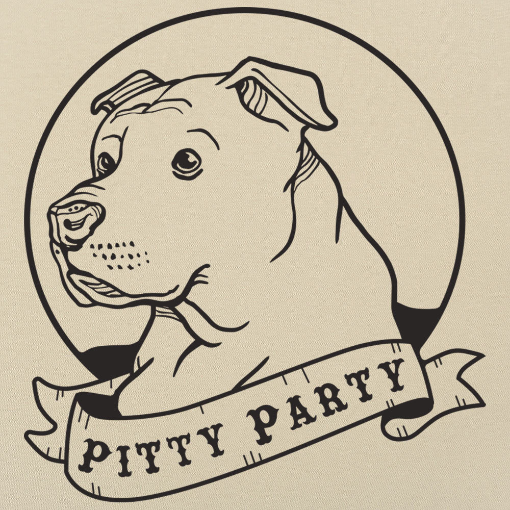 Pitty Party Pit Bull Dog Portrait