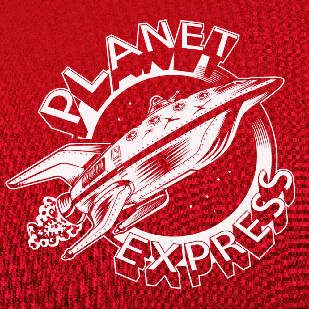 Planet Express Delivery Spaceship Emblem