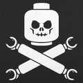 Plastic Block Pirates Toy Skull and Crossbones