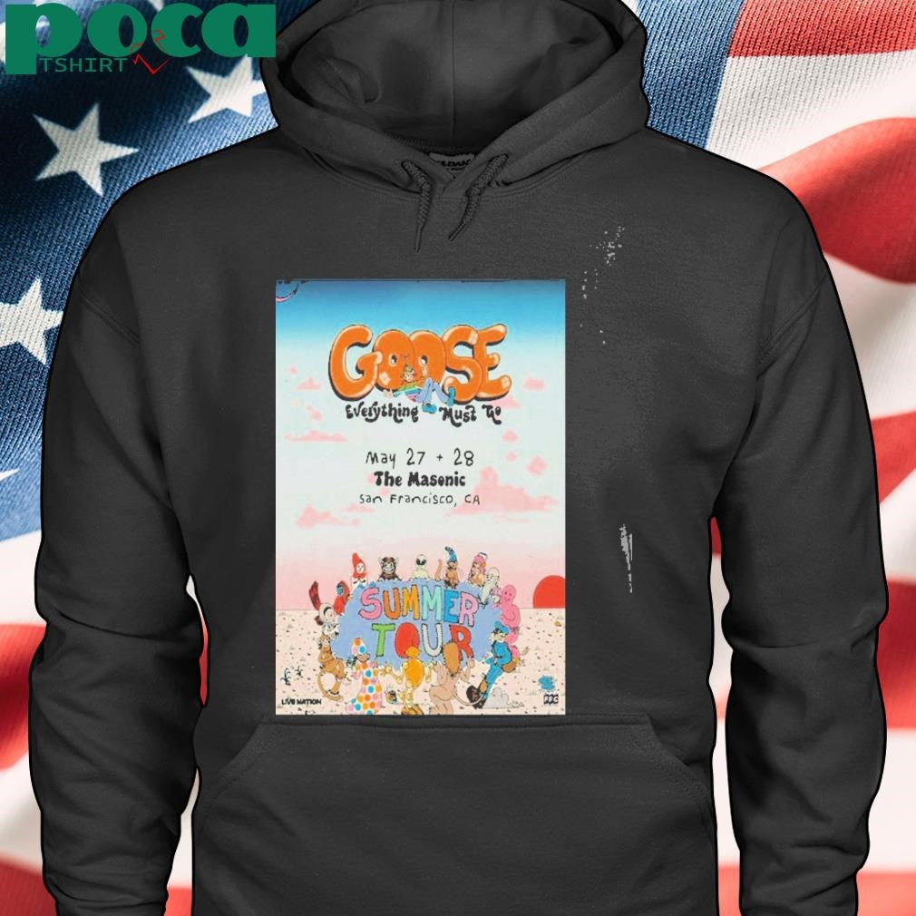 Tour 2025 Goose Francisco Ca Poster T Shirt