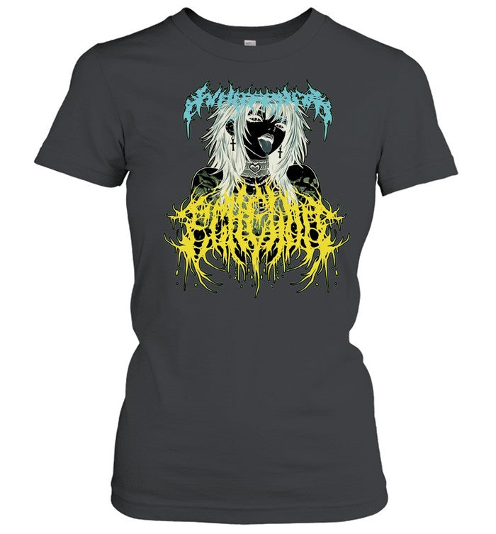 Anime Girl Emo Goth Aesthetic Shirt