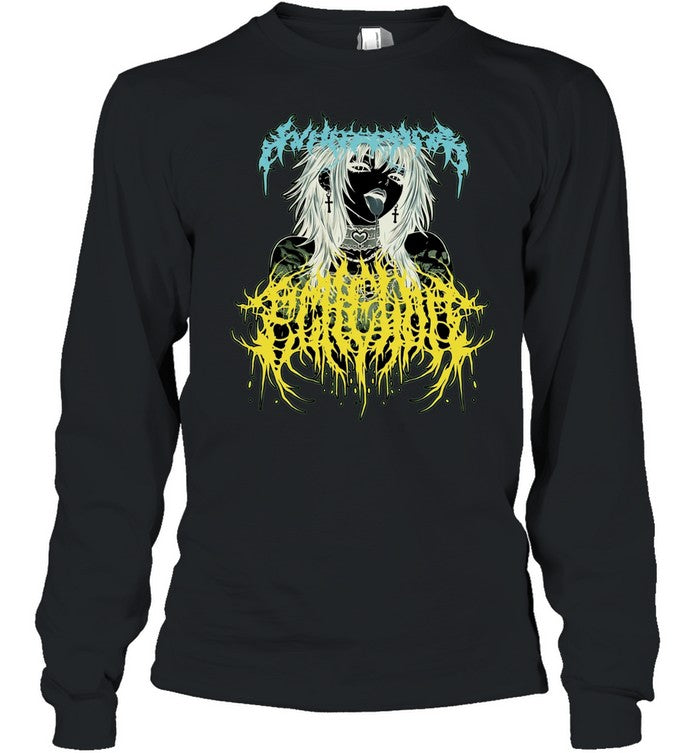 Anime Girl Emo Goth Aesthetic Shirt