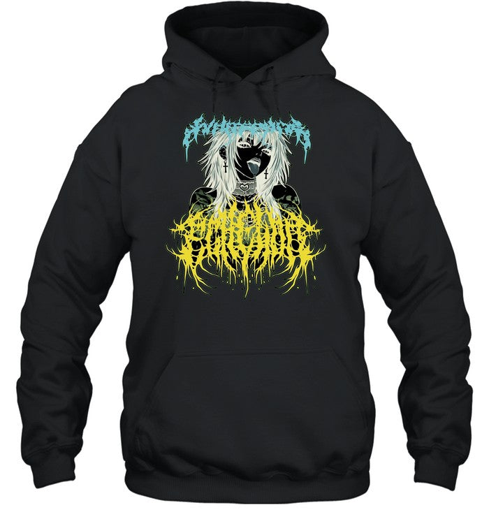 Anime Girl Emo Goth Aesthetic Shirt