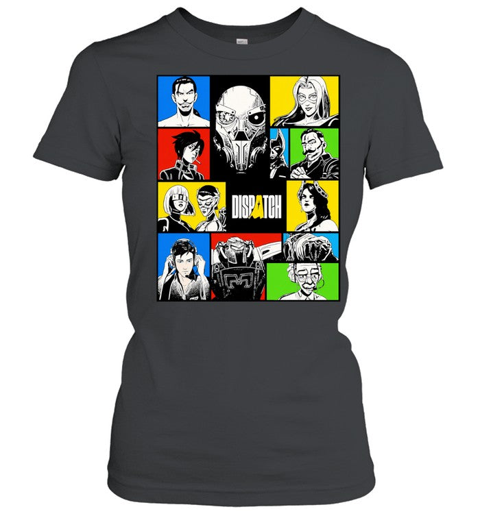 Dispatch Overwatch Hero Ensemble Characters Blizzard Entertainment Video Game Shirt