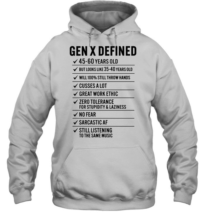 Gen Defined 45 60 years old Shirt