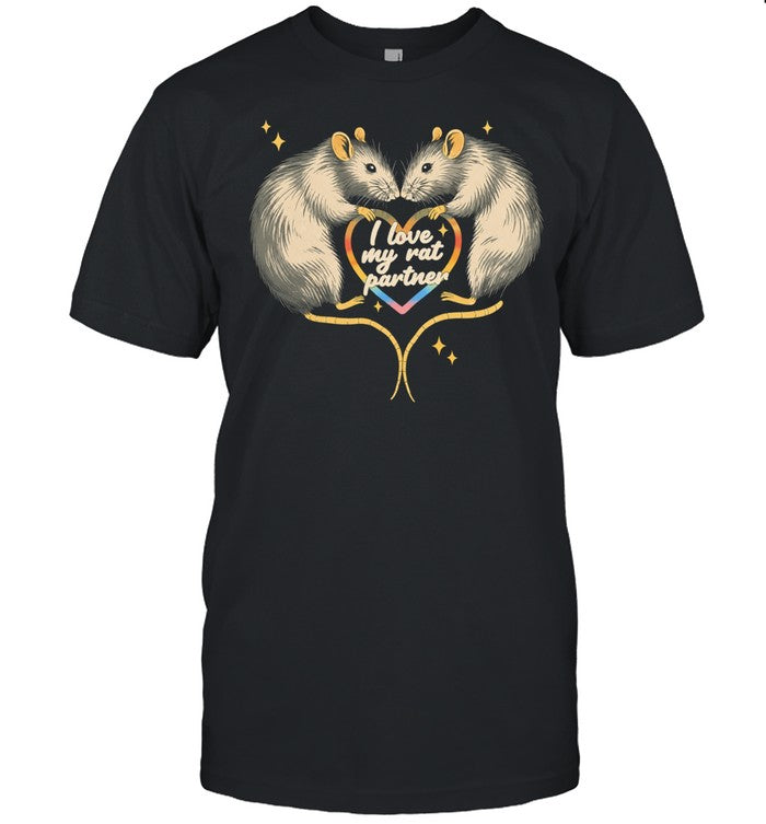 Rats heart I love my rat partner romantic Shirt