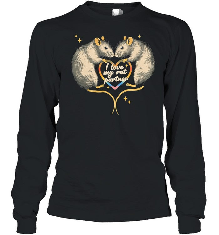 Rats heart I love my rat partner romantic Shirt