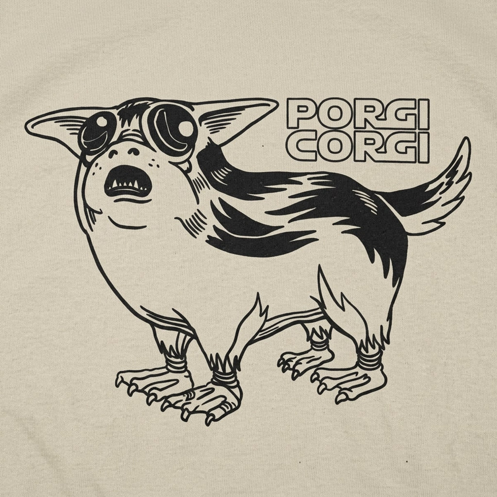 Porgi Corgi Space Creature and Corgi Mashup
