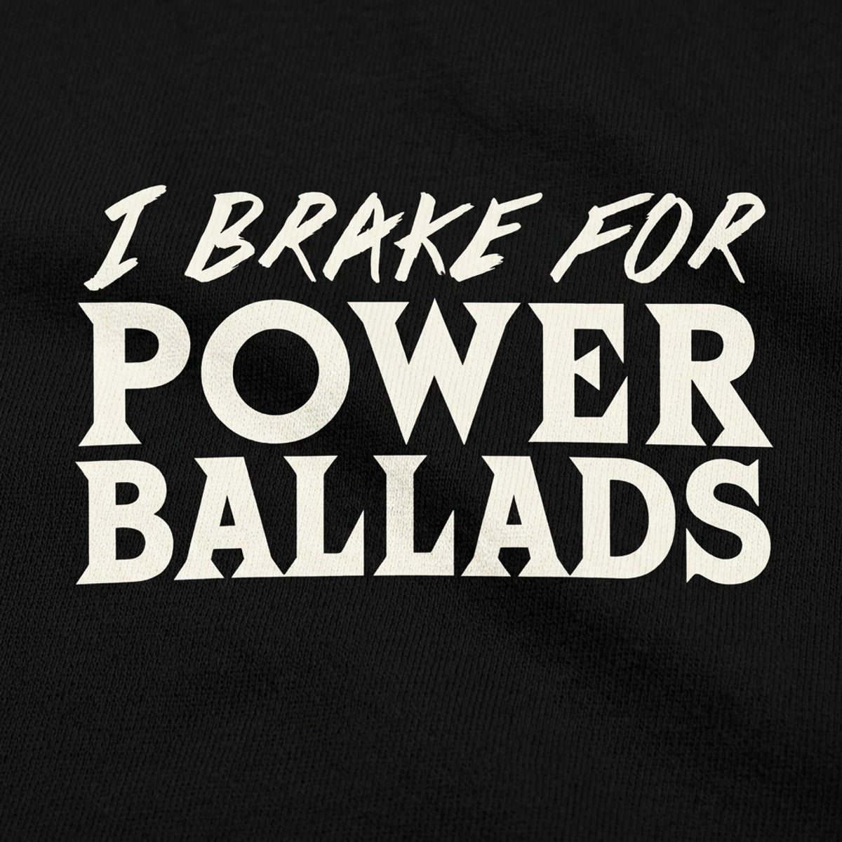 I Brake for Power Ballads 80s Rock Music