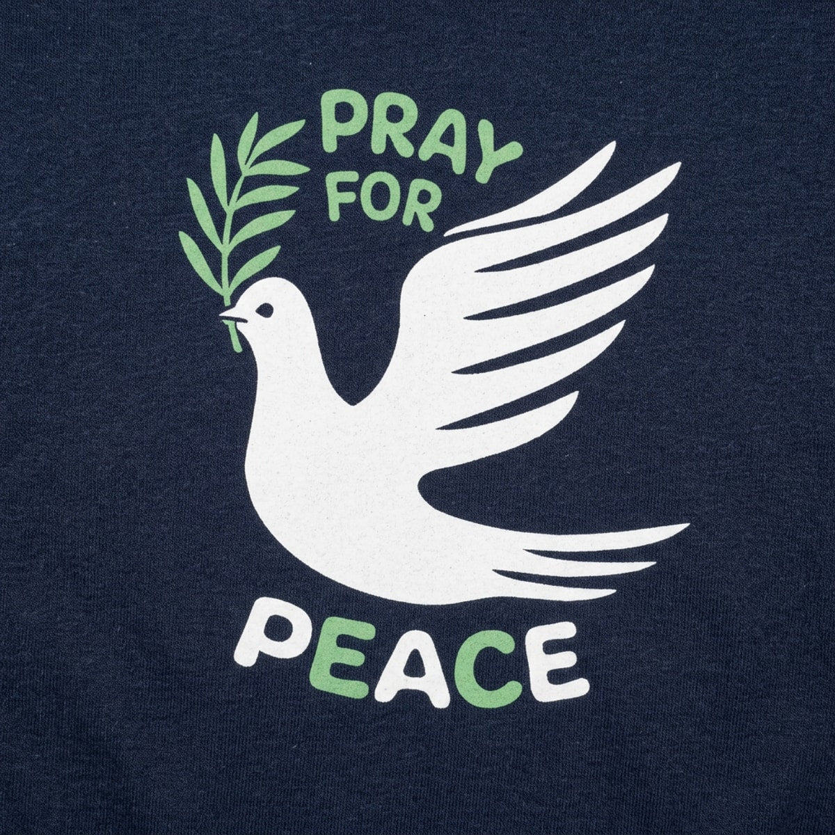 Pray For Peace Dove with Olive Branch