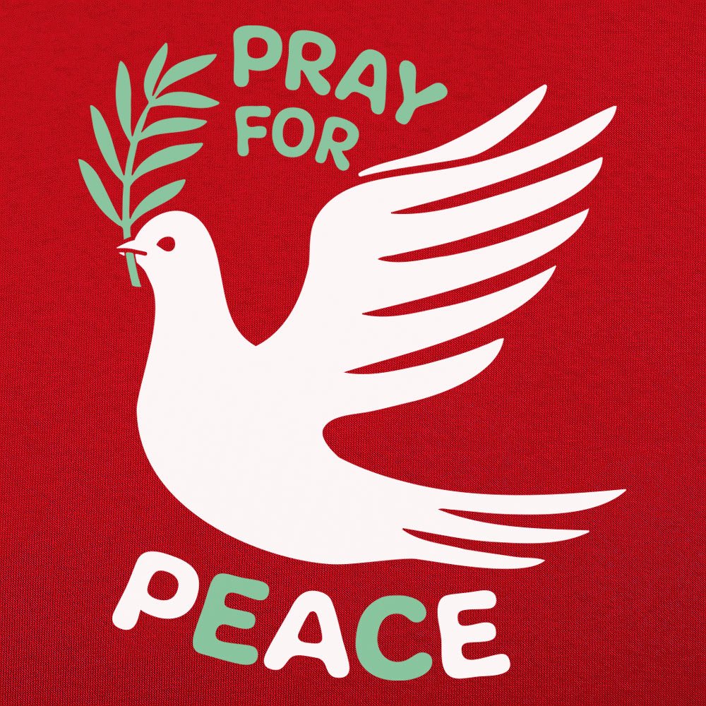 Pray For Peace Dove with Olive Branch
