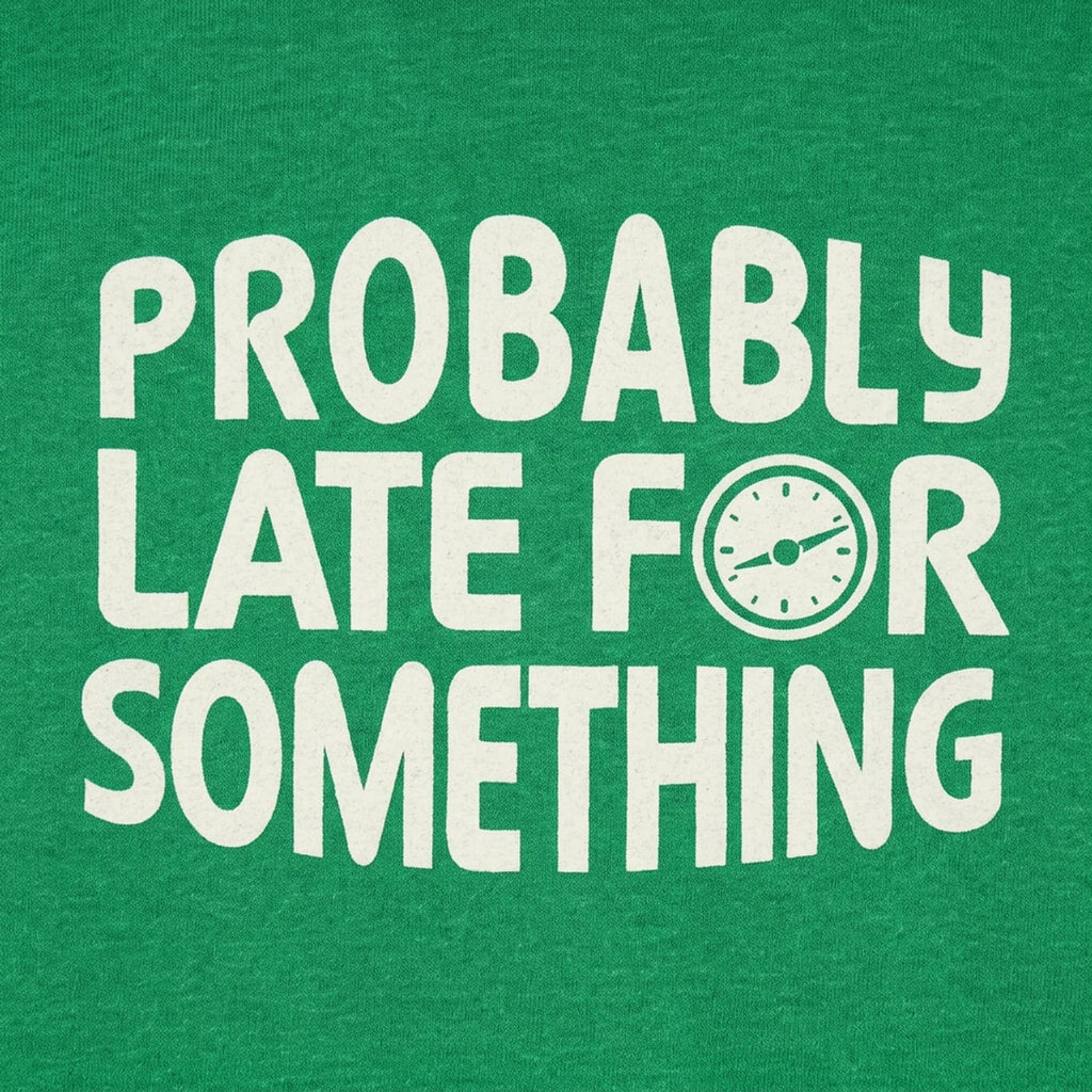 Probably Late for Something Clock Design