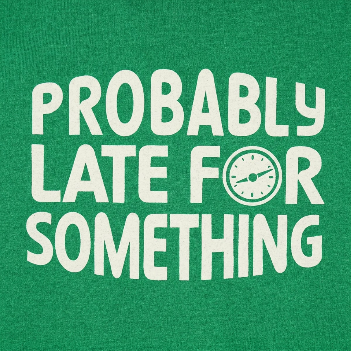 Probably Late for Something Clock Design