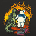 A Puft Zilla Moment Giant Marshmallow and Lizard Monsters Full Color
