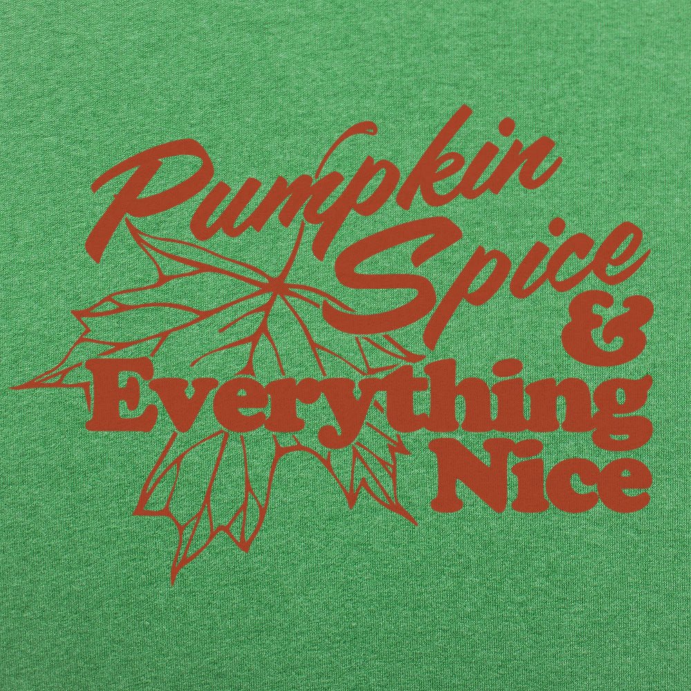 Pumpkin Spice and Everything Nice Fall Leaf Design