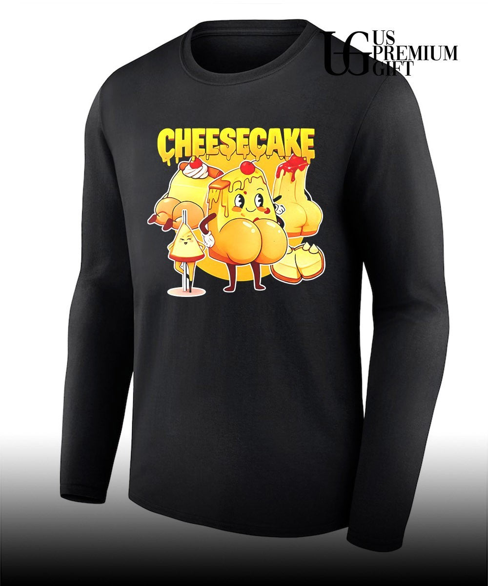 Anthropomorphic Dessert Humorous Cheesecake shirt