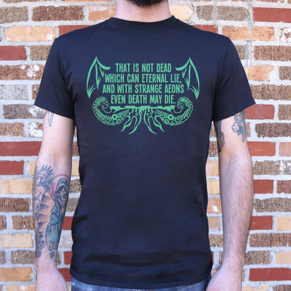 Quoth The Necronomicon Cosmic Horror Cthulhu Monster Quote