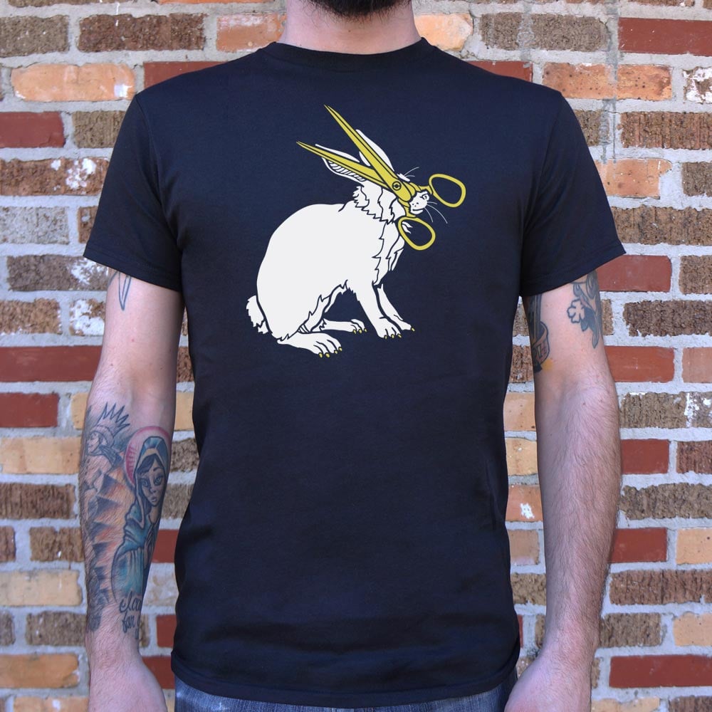 Rabbit And Scissors Tethered Horror Symbolism