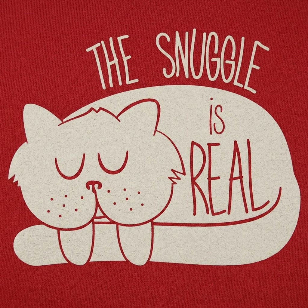 The Snuggle Is Real Sleepy Cuddly Cat
