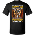 Never Underestimate This January Guy Once You Put My Meat In You Mouth Shirt, Hoodie, Tank