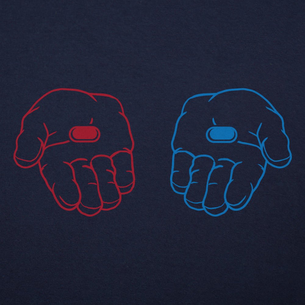 Red Pill Blue Pill Hands