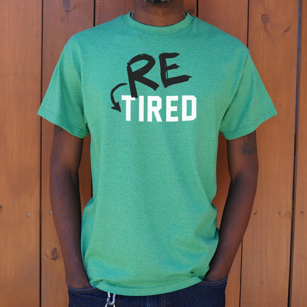 Re-Tired Retirement Pun for Tired Old Folks