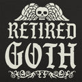 Retired Goth Winged Skull Design