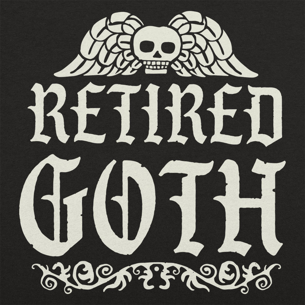 Retired Goth Winged Skull Design