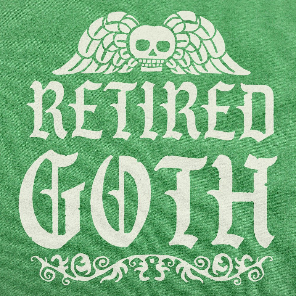 Retired Goth Winged Skull Design