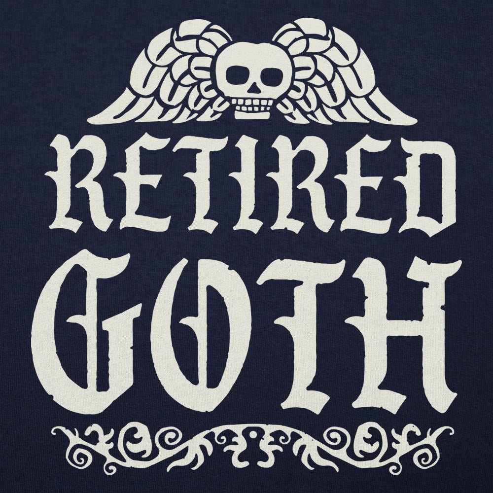 Retired Goth Winged Skull Design