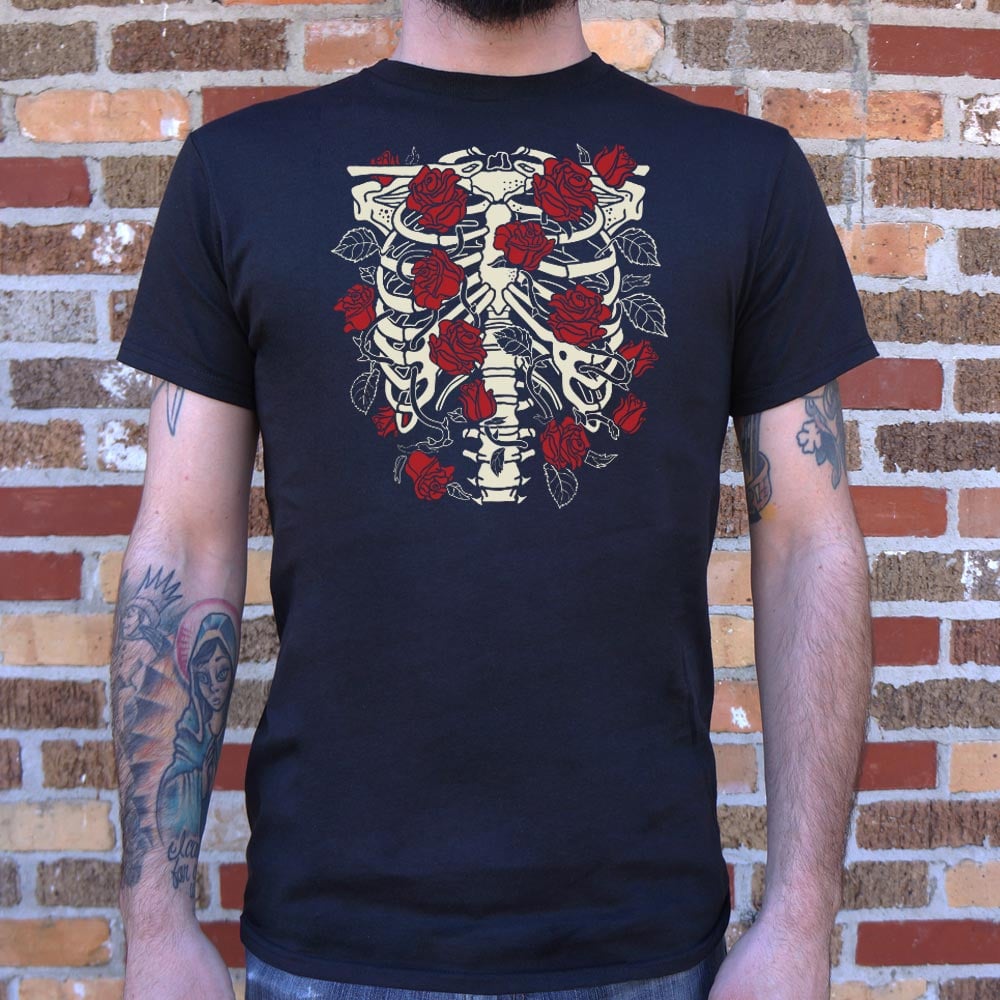 Ribcage Roses Skeleton