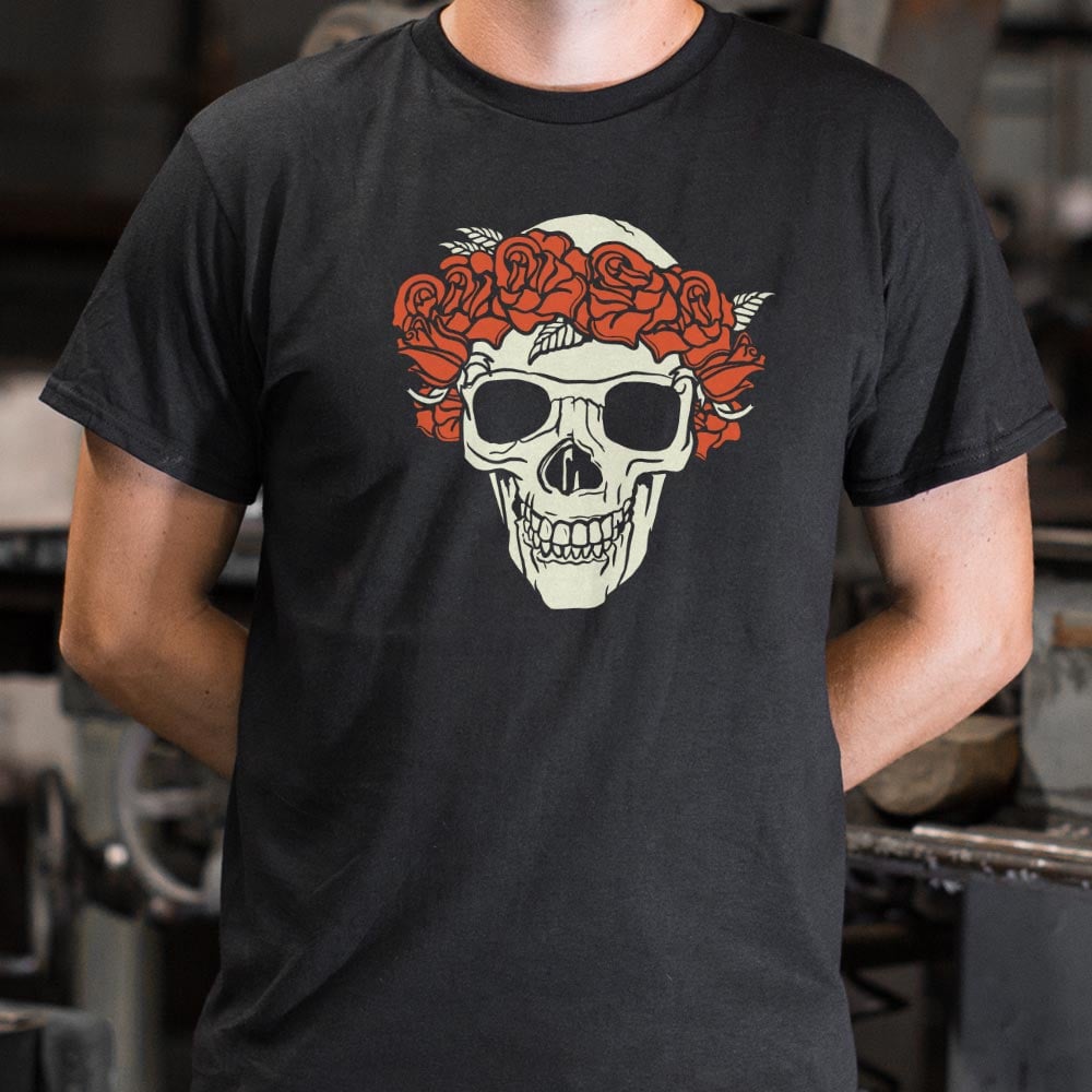 Rose Crowned Skull