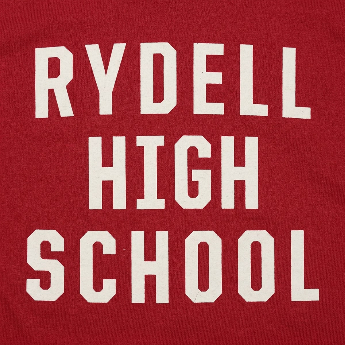Rydell High School Retro Text Design