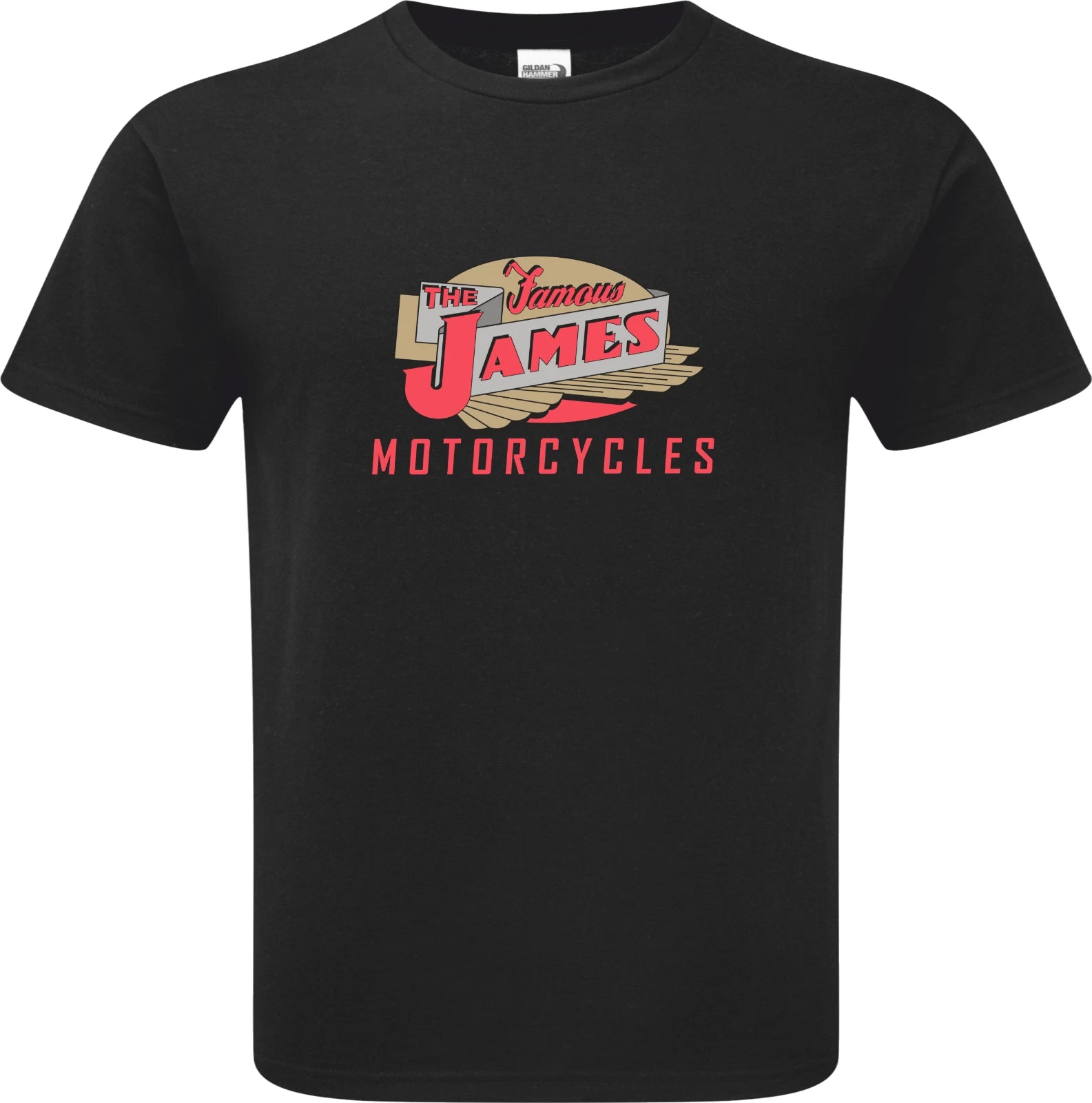 James Motorcycle Retro Logo Biker T-shirt |Gift| Save up to 30% with Multi-Buy