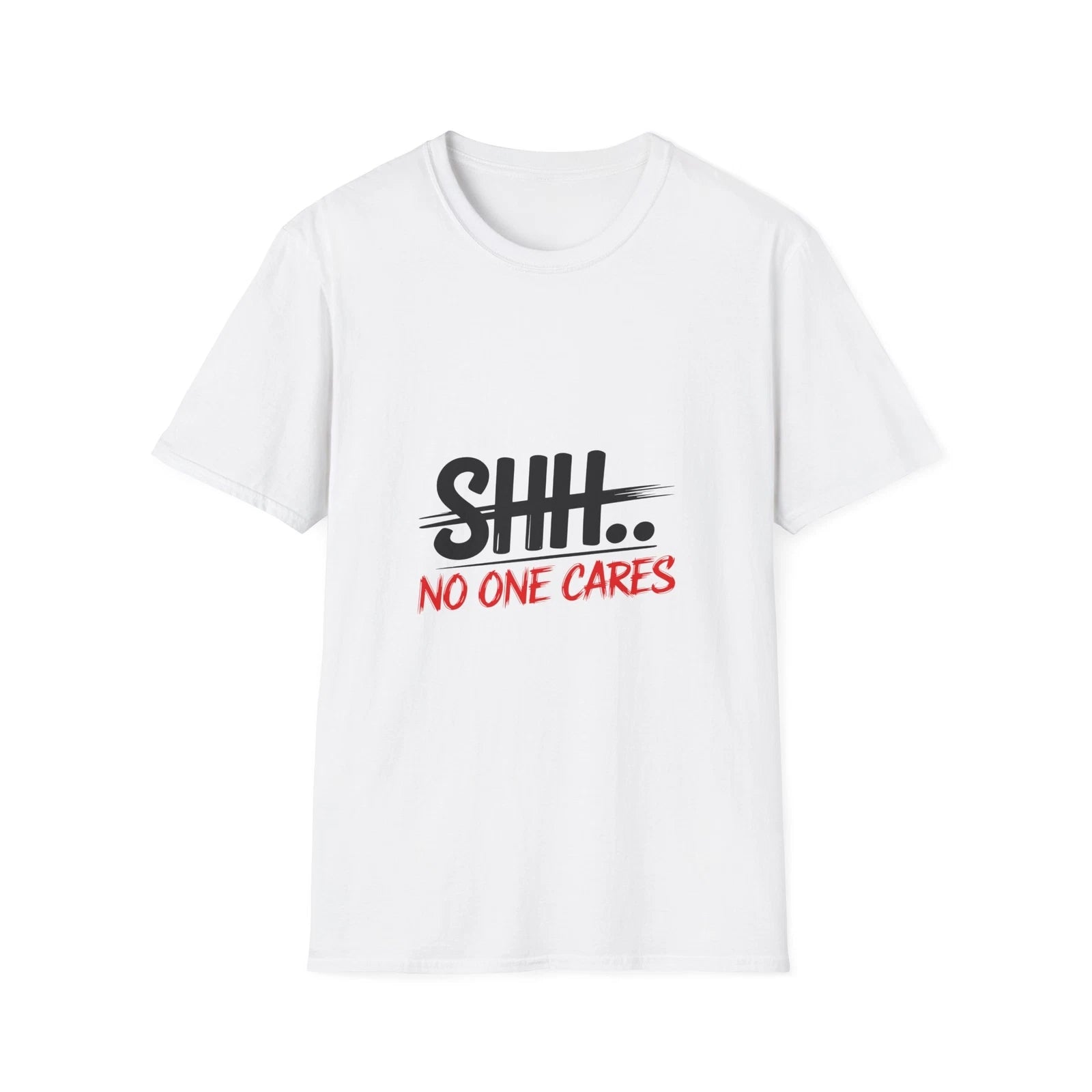 Sassy "SHH" Unisex Softstyle T-Shirt - Funny Graphic, Gift, Casual Wear, Humor