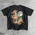 90s Three Chihuahuas T-Shirt Men & Women's Unisex Graphic Tee Full Moon Howl