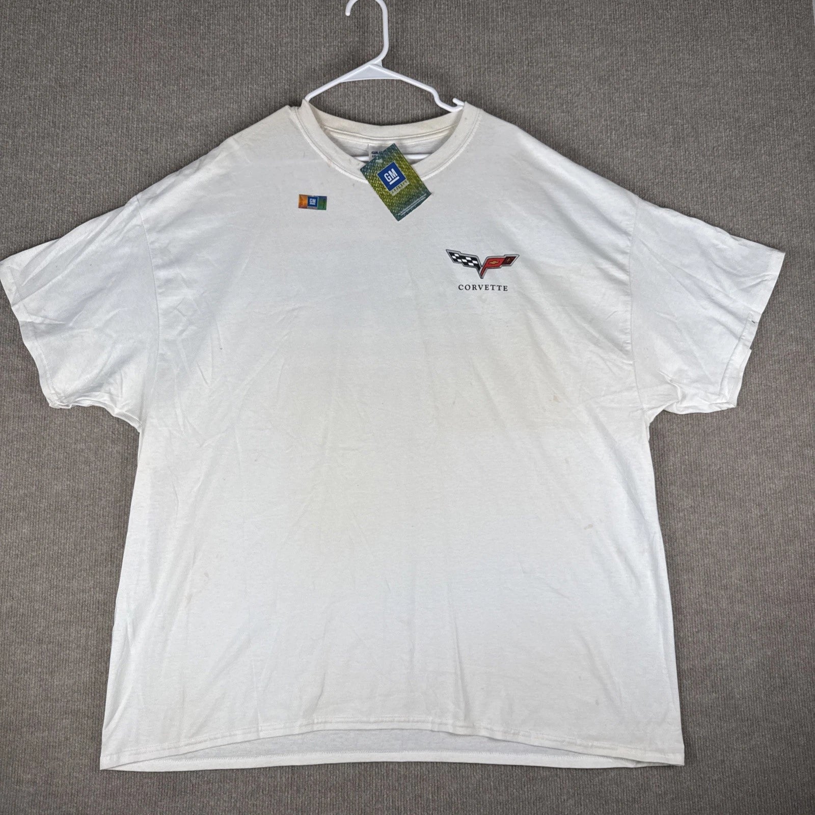 Chevrolet Corvette T Shirt Male Cotton Graphic 3XL Y2K Auto Streetwear NWT