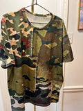 Creative camo L (measures like XL) top
